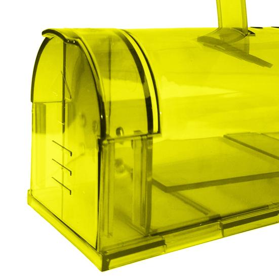 Mouse Trap Waterproof Smooth Edge High Sensitivity Transparent Simple Operation Mice Control Effective Rat Mice Hamster Catcher Cage with Handle