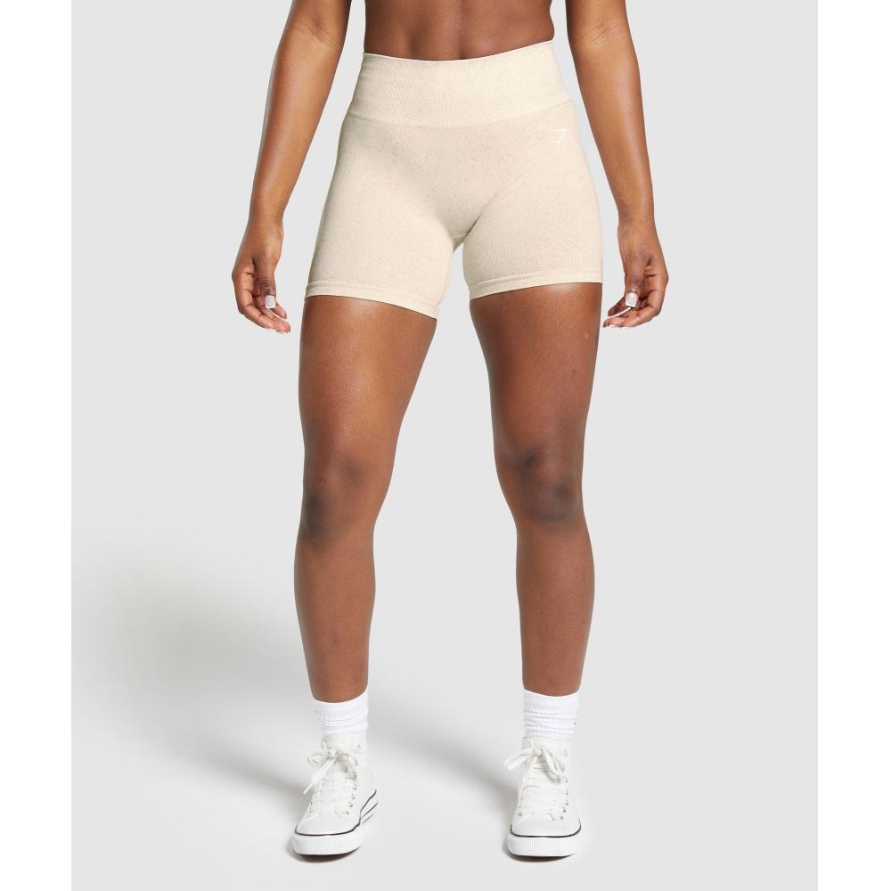 

GYMSHARK Adapt Fleck Бесшовные шорты Кокосово-белый B6A1J WBDB XS
