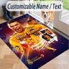 Custom Text Printed Rug Kylian Mbappe Non Slip Floor Carpet For Home Room Decor