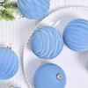 12pcs Plush Christmas Velvet Ball Ornaments Shatterproof Xmas Tree Hanging Ornaments  Party Favors