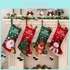 Vibrantly Colorful Christmas Stockings Featuring Santa Snowman And Reindeer Designs