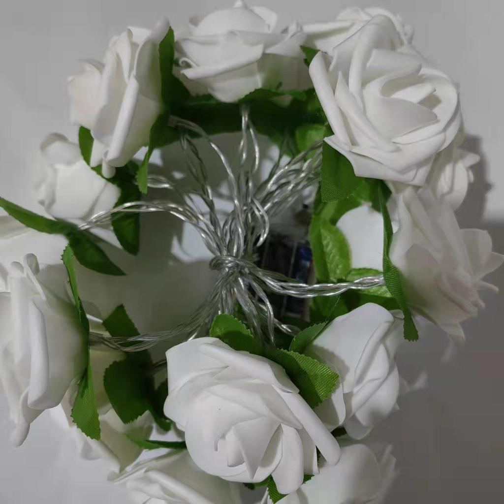 520 LED Rose String Lights for Valentine's Day Wedding Decoration