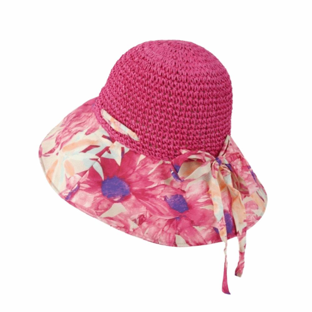 Grass Hat Large Brim Straw Hat Foldable Exquisite Flower Sun Protection Hat Uv Protection Breathable Beach Hat Beach
