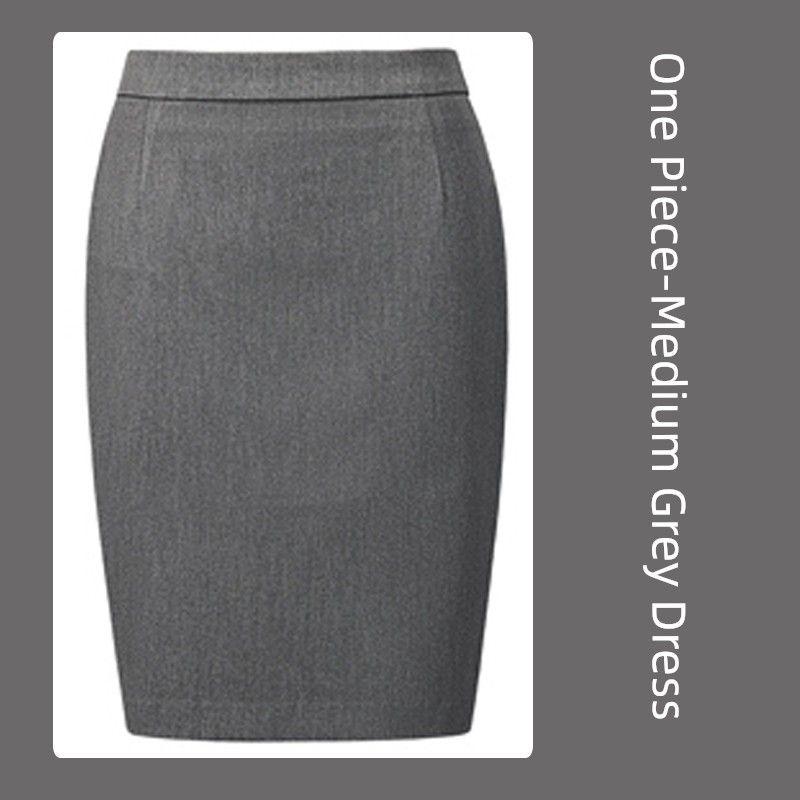 

Стрейч Костюм Верхняя одежда Деловая Формальная одежда Слим Элегантный Профессиональный Костюм на заказ Костюм Жених Платье Учитель Комбинезон 4S One-piece mid-gray dress L