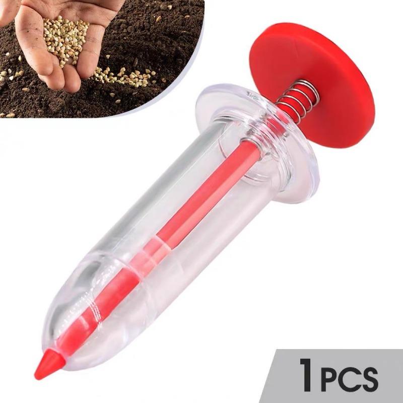 1pc/5pcs Injection Planter Seed Sowing Dispenser Manual Handheld Planter Mini Hand Spreader Garden Sowing and Fertilizing Tool