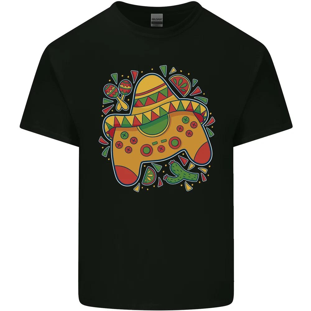 Mexican Joypad Gaming Video Games Joystick Unisexs Light Cotton TShirt S