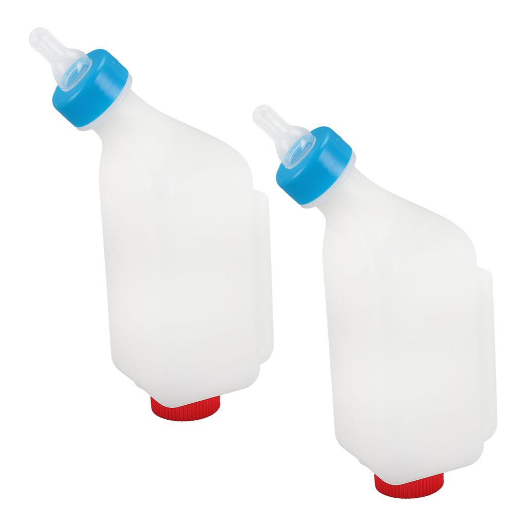 2 stk. Kalvemelkeflasker Avtakbar Hengende Ku Lam Melkeflaske med Korker og Klikklås