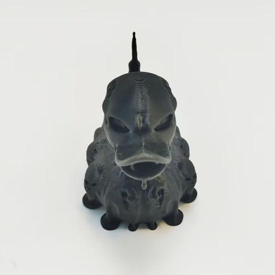 Halloween Duck Figurine 3D Printed Spider Duck Statue Horror Skeleton Ghost Duck for Home Bar Mantel Haunted House Decoration