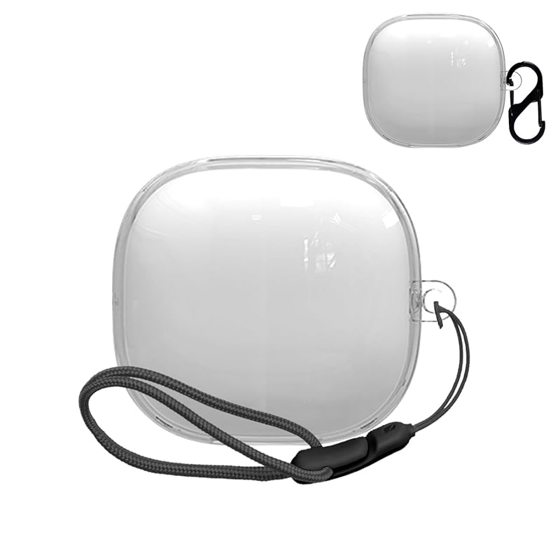 

For Anker Soundcore C40i for case cover [NOUKAJU] wireless earphones TPU protective case (With carabiner + strap included) ) Fall prevention Scratch