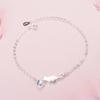 Handzeichnung Weibliche Mode Mondstein Niedlichen Tier 925 Sterling Silber Schmuck Kristall Süße Katze Temperament Armbänder SL010