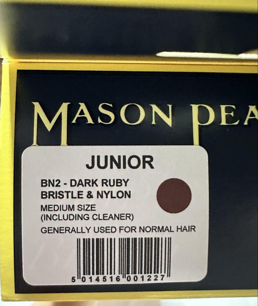 [USED] Mason Pearson Junior Mix, BTS hair and makeup artist