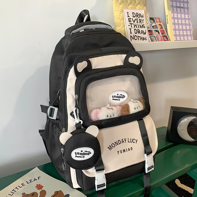 Schoolbag Children Elementary School Girl Junior High School Student Cartoon High Value Ins Pain Bag Backpack