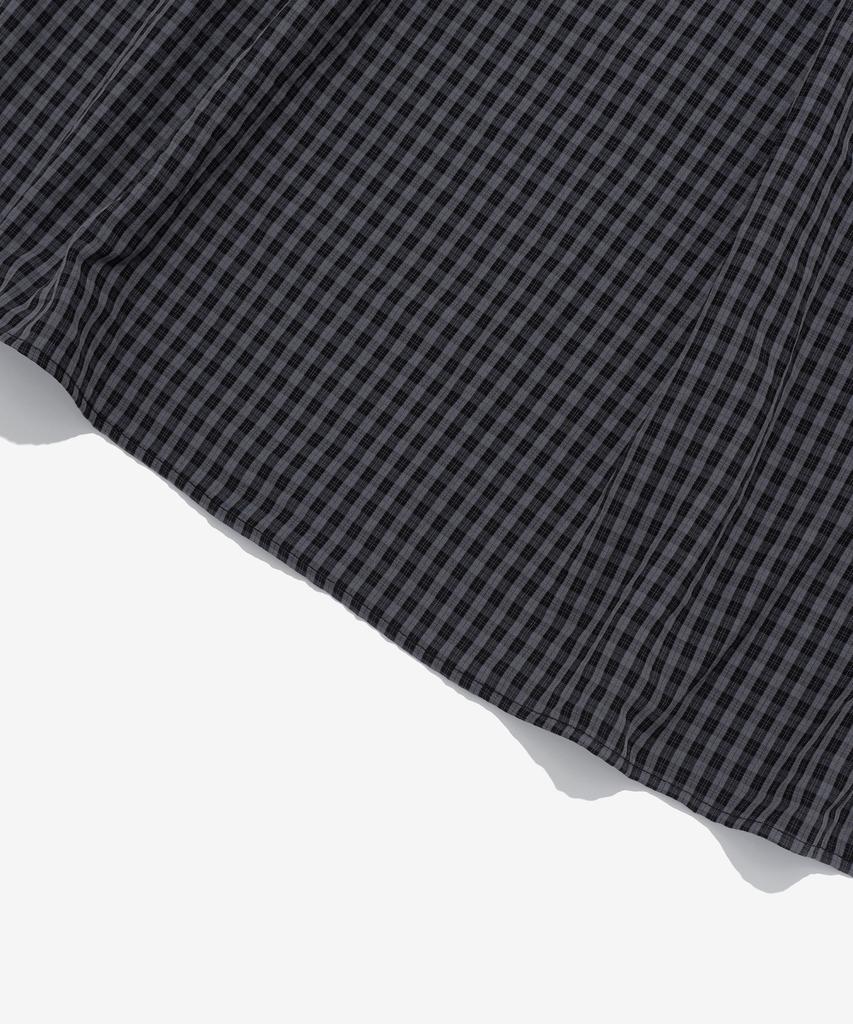 Cargo Bros For Woman Vintage Check Long Dress (Navy)