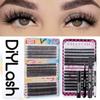 Diy Single Tuft Of Hair Mixed Large Capacity Eyelash Book Natural Thick D Song Segmented False Eyelashes