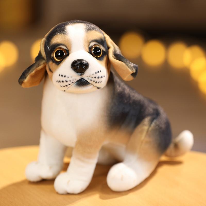 18cm Cane Cucciolo Simulazione Peluche Giocattolo Imbottito Carlino Chihuahua Bulldog Beagle Husky Animale Piccolo Peluche Regalo