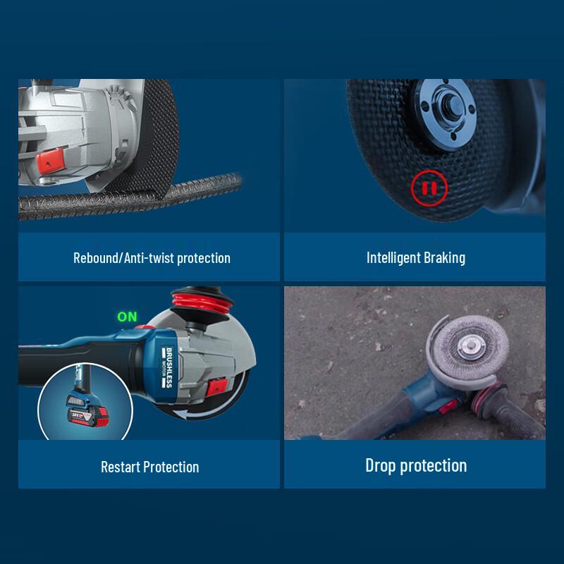 Bosch GWS18V-11S Cordless Brushless Angle Grinder CN Plug (adapter Included)