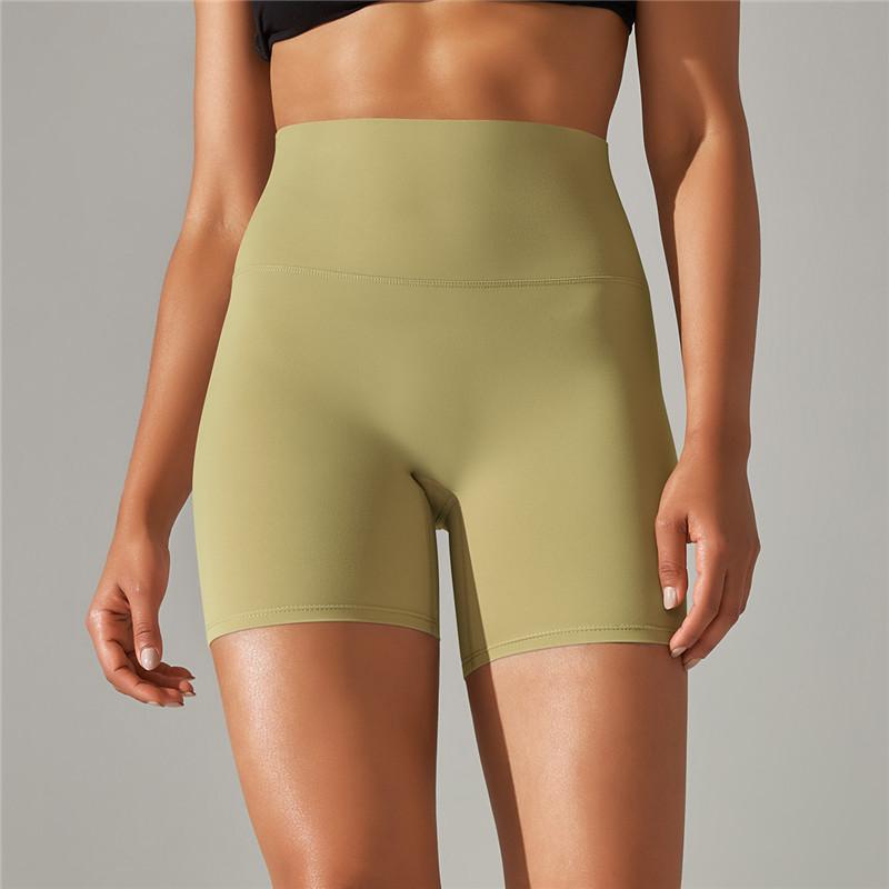 Auroth Sexy Elastic Yoga Shorts Women Biker Sports Shorts High Waist Fitness Workout Shorts