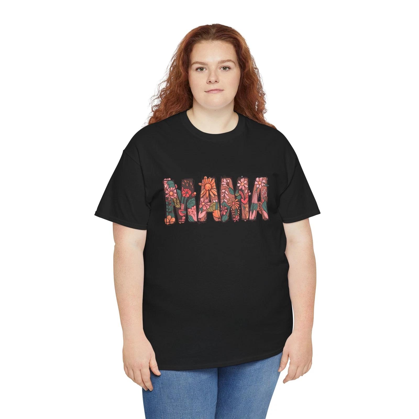 

Floral Mama T-Shirt - Artistic Flower Tee for Aesthetic Outfits S