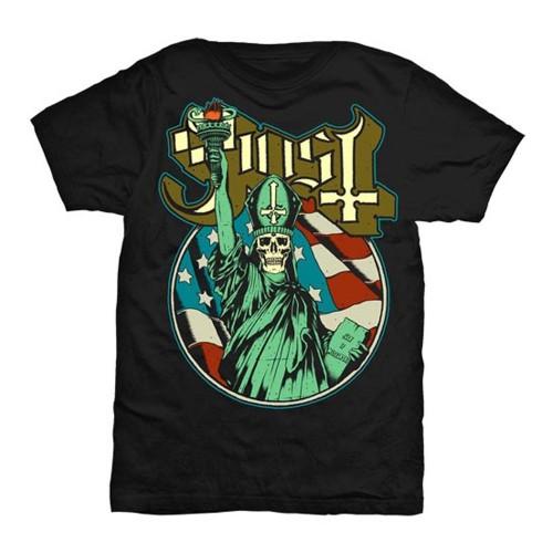 Ghost Unisex Adult Statue of Liberty T-Shirt
