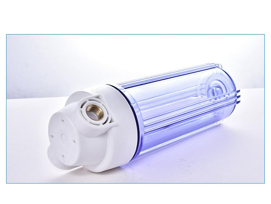 10-Inch Transparent Filter Housing with 4-Point Copper Thread for Household Water Purifiers
