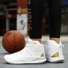 Basketball Shoe For Men Damping Sport Trainer Lightweight Leather Basketball Sneakers High Ankle Basket Boots Women Shoes