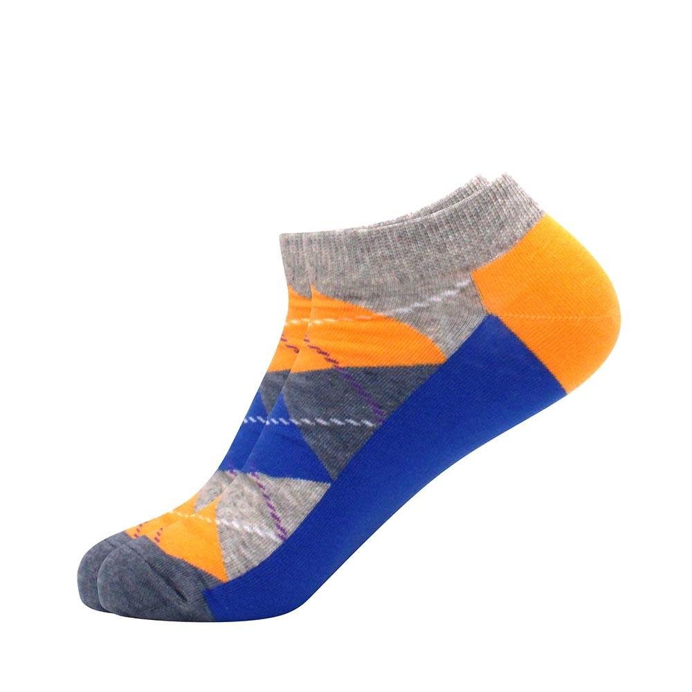 Men's Socks Invisible Short Summer Socks Quality Business Casual spring Color Combed cotton diamond astronaut Boat Socks
