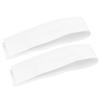 2Pcs Silicone Cooktop Gap Cover Kitchen OilProofing Sealing Strip for Home Kitchen(White 21in )