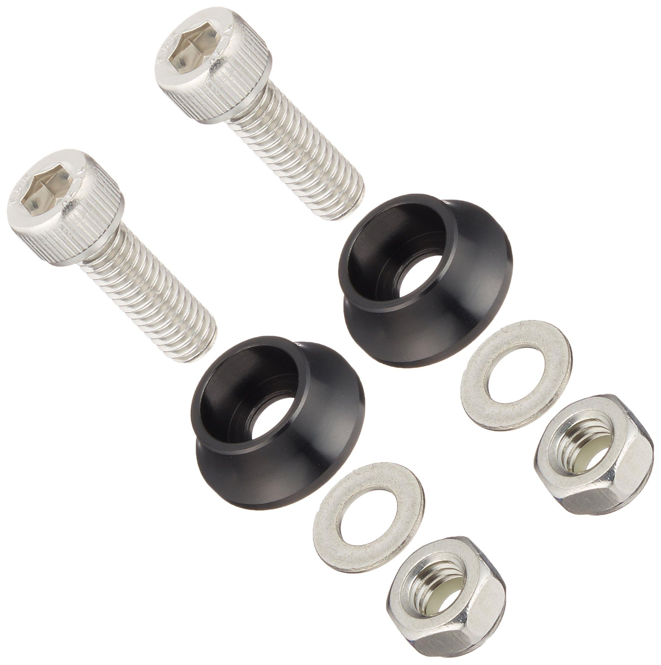 

C.F.POSH License Plate Cap Bolt & Nut Black 200385