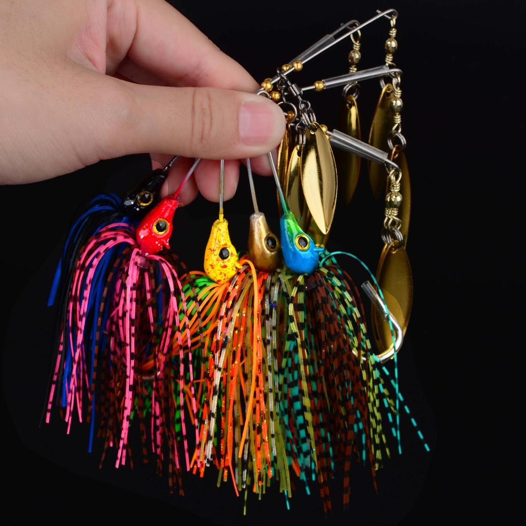New 15.5g Spinner Blade Fishing Lure - Fake Fish Composite Spinner