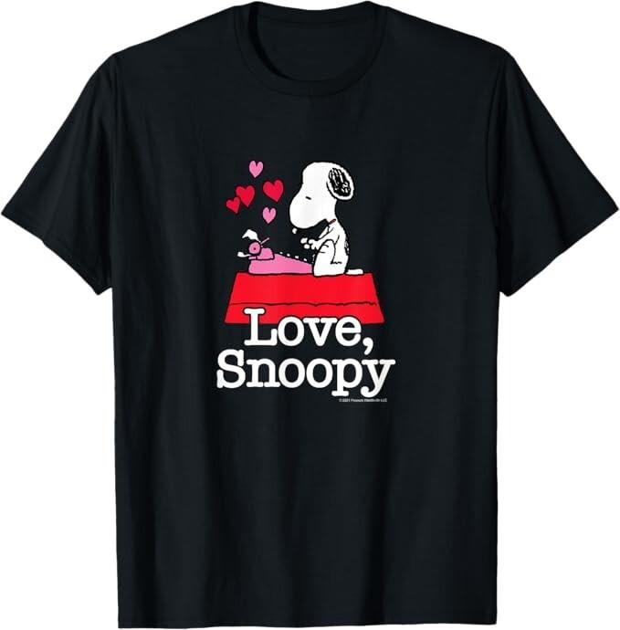 PeanutsValentinesLove Snoopy Unisex T-Shirt Unisex T-Shirt XXXXL