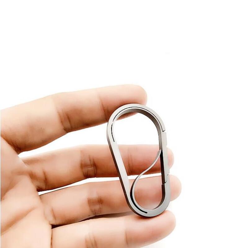 Ally Outdoor Titanium Quick Release Carabiner Keyring