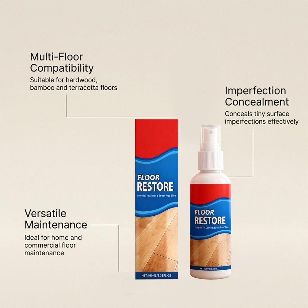 Wood Floor Scratch Repair Spray 100ml Restorer for Laminate Tile Furniture Scratch Removal Cleaner Protector Home Maintenance