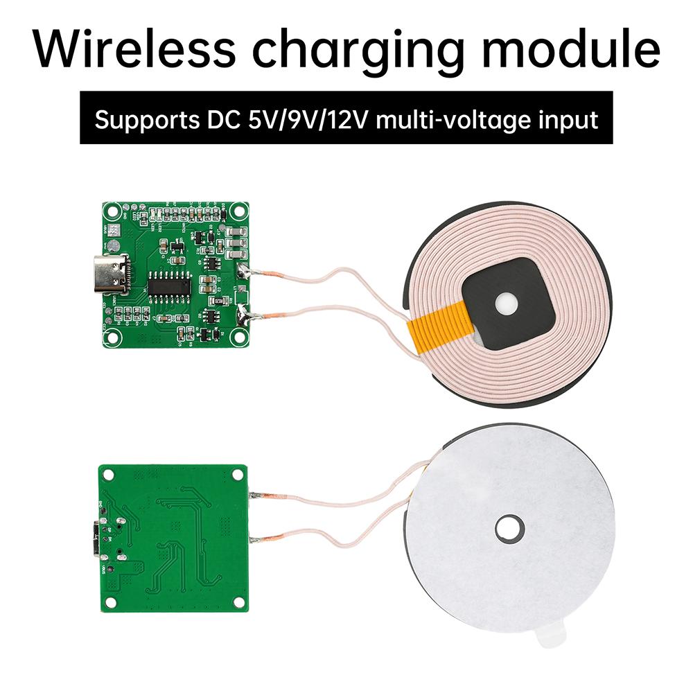 Moduł Nadajnika Płytka Drukowana Cewki 1W/11W/11W Typ-C 1V/9V/11V/11V/QC/PD Moduł Szybkiej Ładowarki Bezprzewodowej DIY PCBA