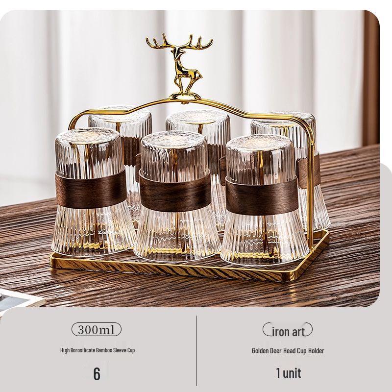 Jiakangming Heat-Resistant Glass Cup Set