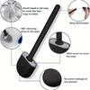 Toilet Brush for Cleaning Silicone Toilet Brush Cleaner Bathroom Wall Mounted Quick Drying Toilet Brush Flat Flexible Head