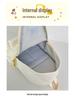2025 Cute Bow Korean Style Backpack for Girls - Perfect for Junior High School Students
