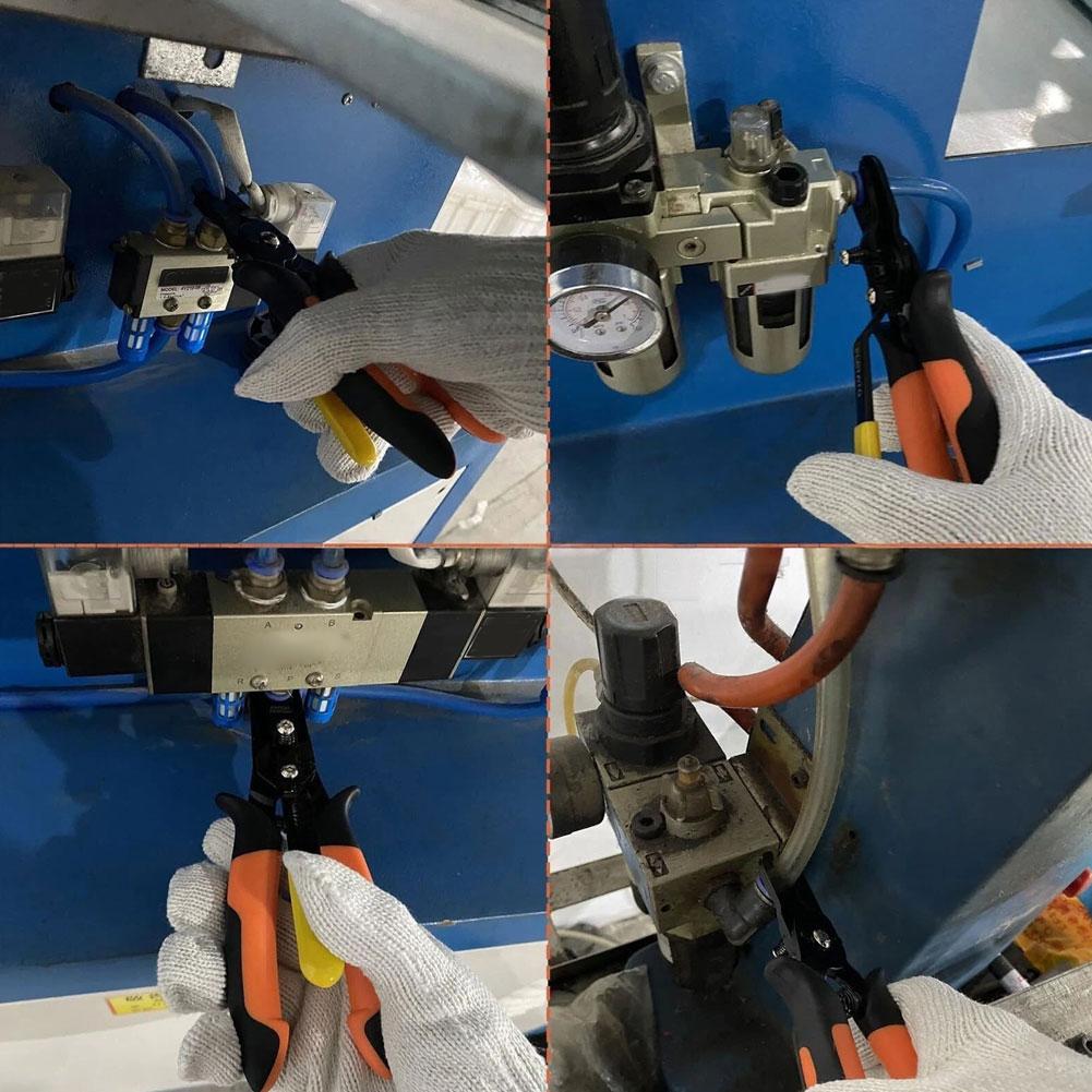 1/2 Stück Pneumatisches Trennwerkzeug Trennzange Set Push-to-Connect Pneumatikverschraubungen Entfernungswerkzeug Schnellverschluss Luftschlauch