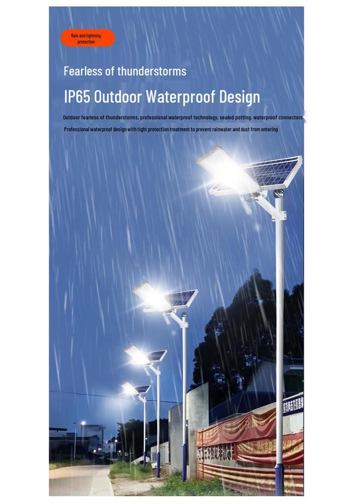 Super Bright Waterproof Solar Courtyard Lamp: Outdoor Wall & Street Lighting, 6-Meter Range