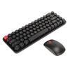 Typewriter Keyboard and Mouse Combo 68 Keys 2.4GHz Stable   Battery Powered Retro Typewriter Keyboard for  