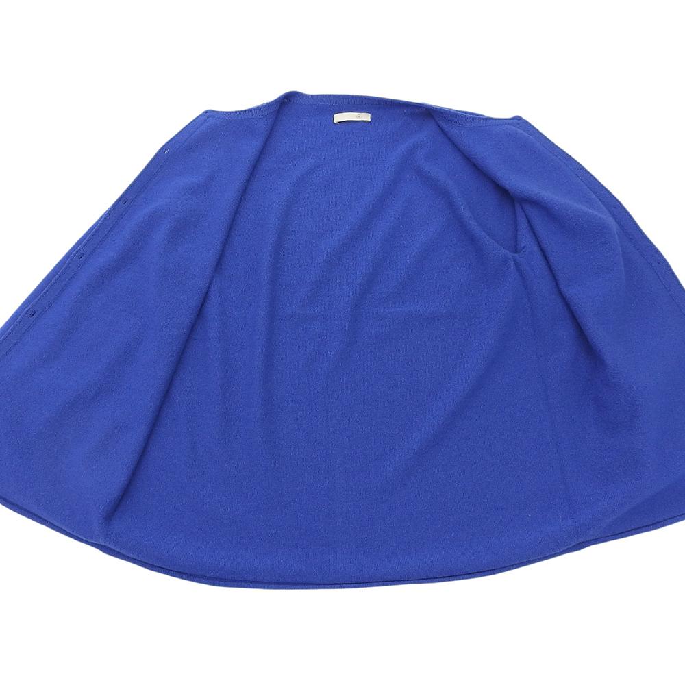 TOYOBOSHI KIKYO cashmere100 cardigan, women's, blue, size 2, 12IT-PC2603 tops 2 blueUsed