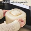 Protective Square Style Lunch Box Manufactured Using Safe Plastic Convenient Gym Meal Container For Active everyday