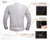 Motobase Spring/Summer Motorcycle Protective Jacket, Cool Mesh Single Rider's Jacket 2 | MBMJ-08 | Silver/LL