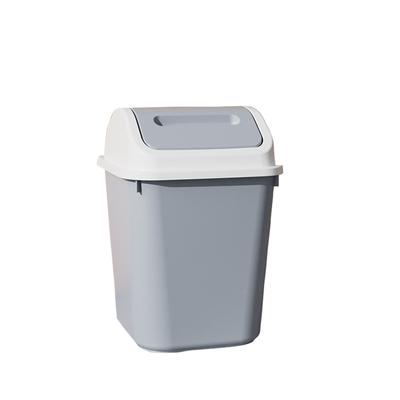 Coș de gunoi cu capac, Coș de gunoi din plastic de mare capacitate pentru toalete de uz casnic, sufragerii, bucătării și dormitoare.