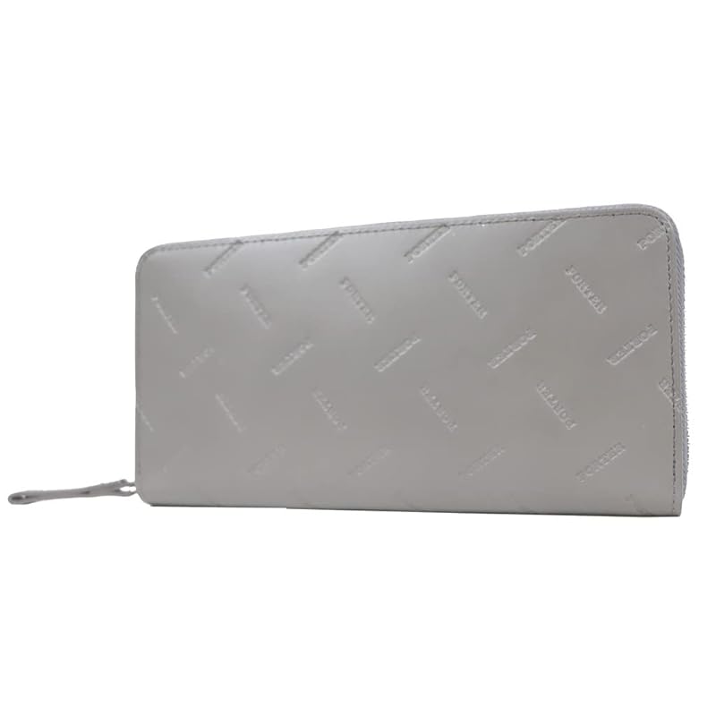 

[PORTER]PORTER ENCHASE Enchase men s leather WALLET round zipper long wallet 007-02283 Gray/11
