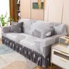 Printed Sofa Cover Stretch Couch Covers Patterned Slipcovers With Skirt Washable Spandex Furniture Protector For Living Room