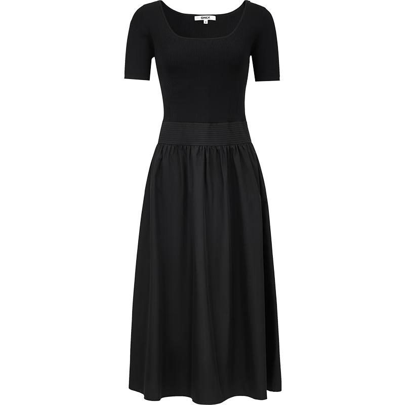 

ONLY 2025 Spring Elegant Patchwork Midi Dress M