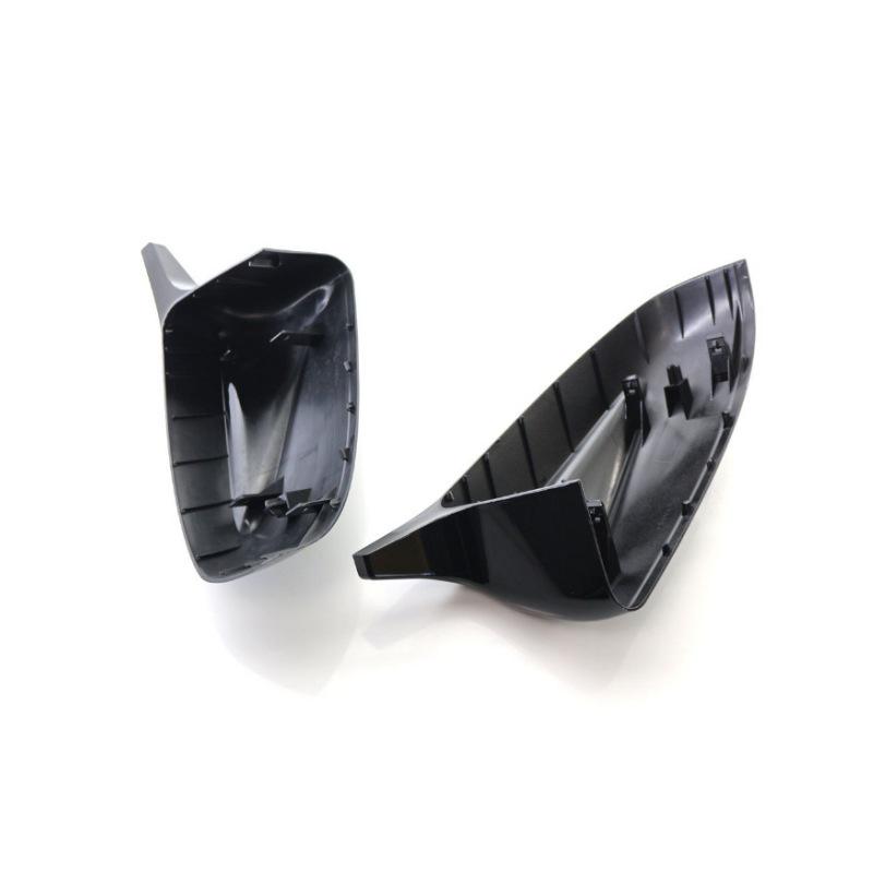 1 Pair Side Rearview Wing Mirror Cover Caps Gloss Black 51162182697 51162182698 for BMW X5 X6 E70 E71 2008-2013