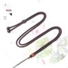 2mm Dragon Scale Adjustable Lanyard: Simple, Sturdy Pendant Cord for Gold & Jade DIY Projects, Plain Color.