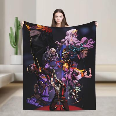 Hades Zagreus Blanket  Super Soft Aesthetic Plush Bedding Throws For Outdoor Camping Flannel Bedspread Bed Cover