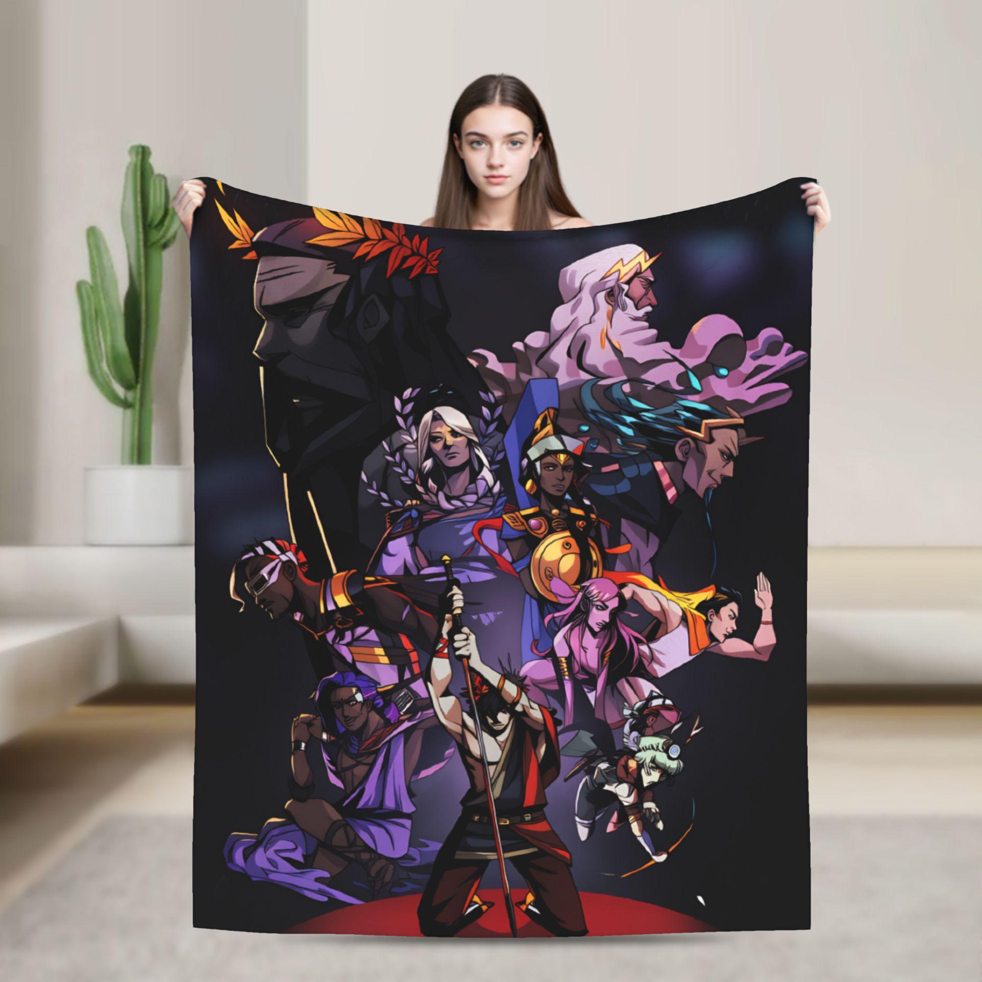 

Hades Zagreus Blanket Travel Office Flannel Throw Blanket For Bedroom Soft Custom Quality Bedspread Birthday Gift 75x90cm